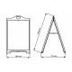 Μοντερνο Stand Πεζοδρομίου A-Board PVC DS-10C