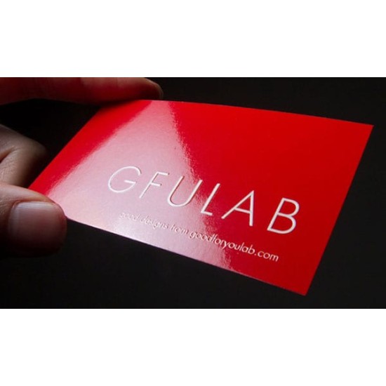 Κάρτες μια όψη Ματ πλαστ/ση με UV SPOT 1000τμχ κωδ. KL