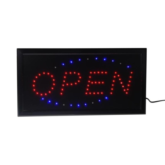 Οθόνη led "Open" αλουμινίου 48,5x25εκ. 