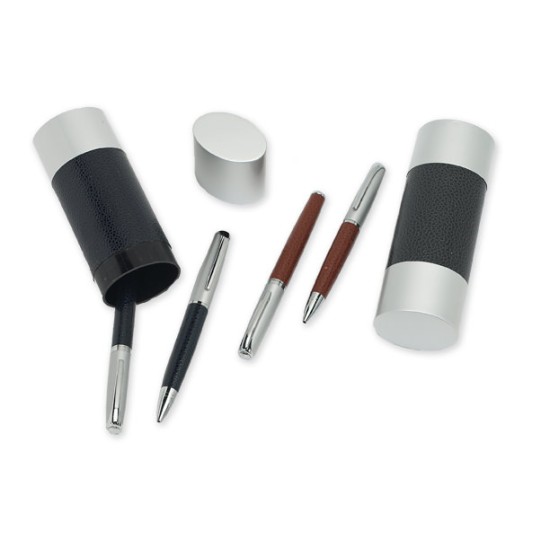 Σετ Στυλό Roller Pen Με Δερμάτινη Λαβή