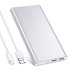 Power Bank 4000mAh extra slim με δυο υποδοχές usb ανοξείδωτη
