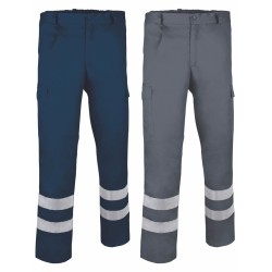 Παντελόνια εργασίας 210gr active wear με ανακλαστικές ταινίες  σήμανσης
